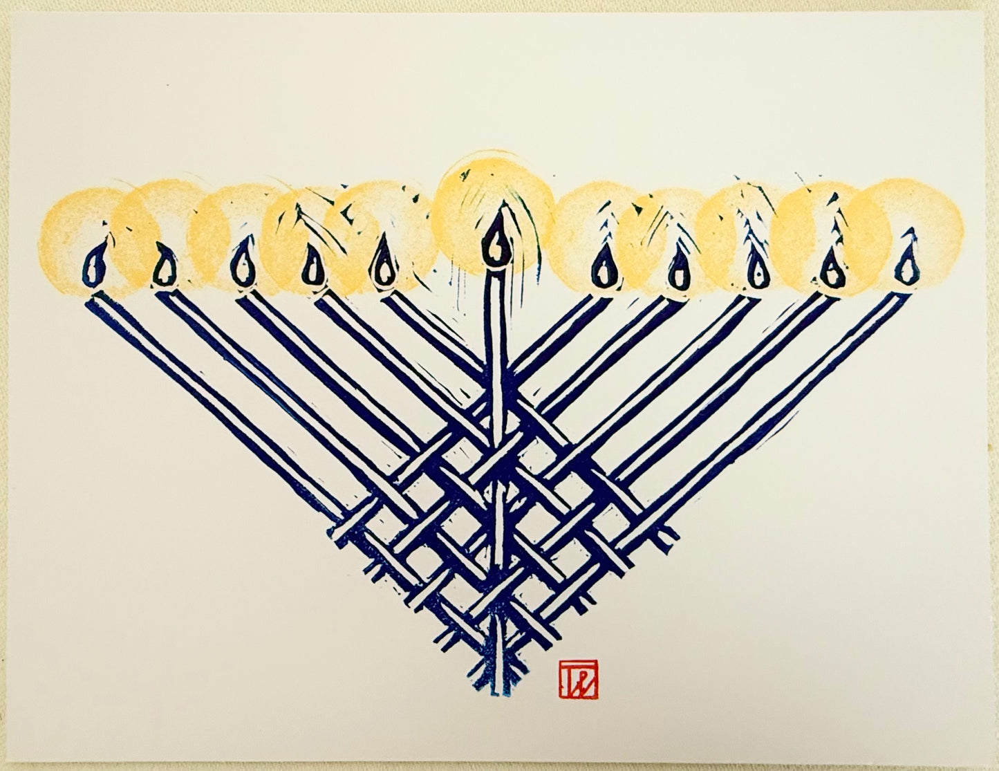 Menorah Card
