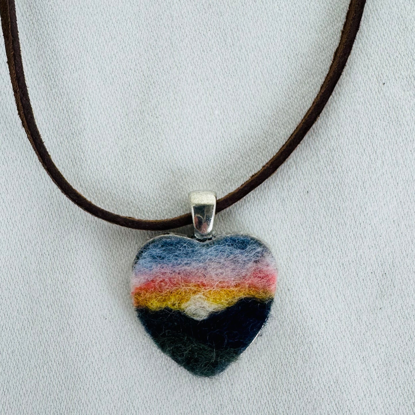 Wool Fiber Pendants
