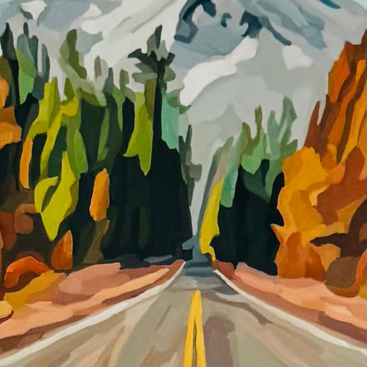 Road to Mount Shasta