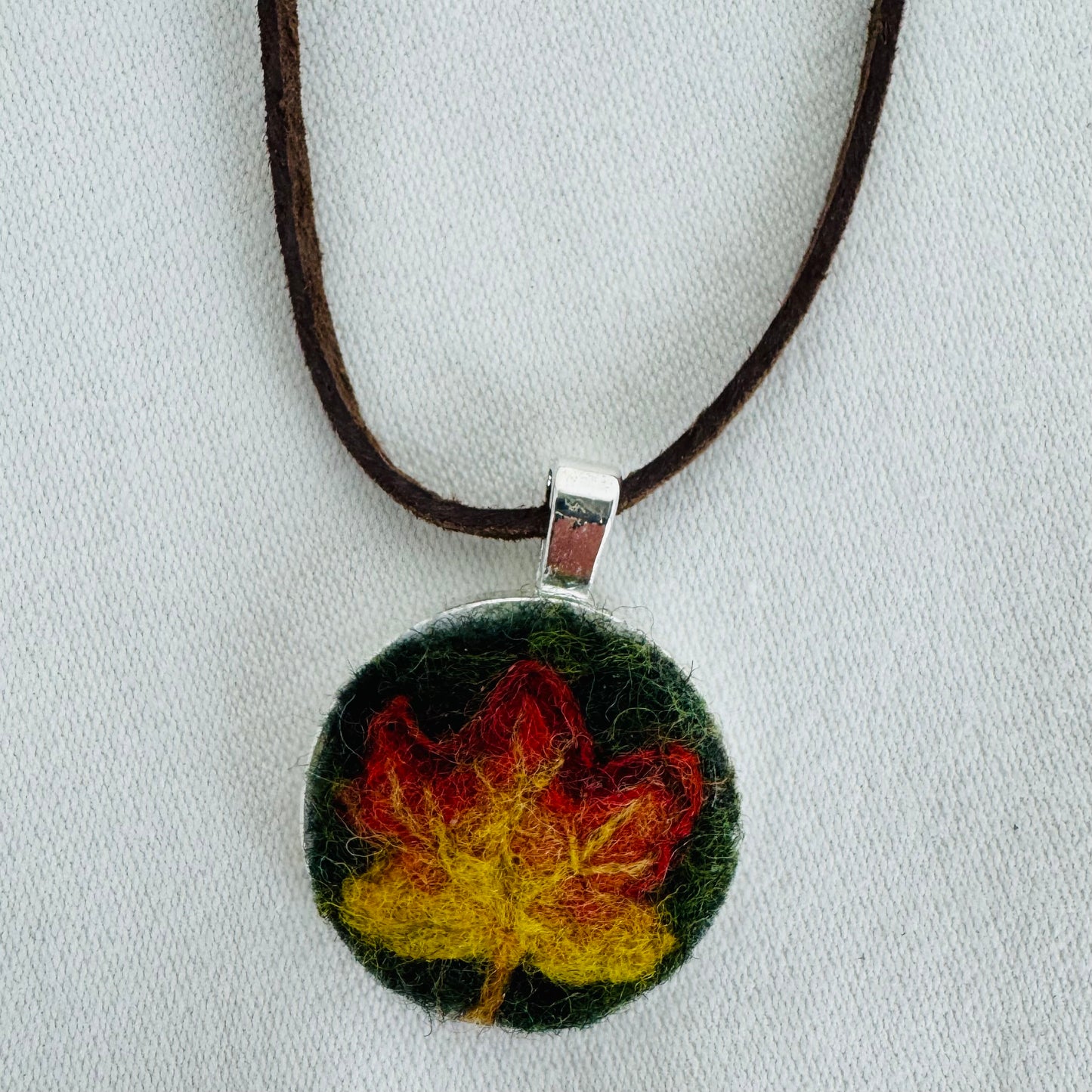 Wool Fiber Pendants