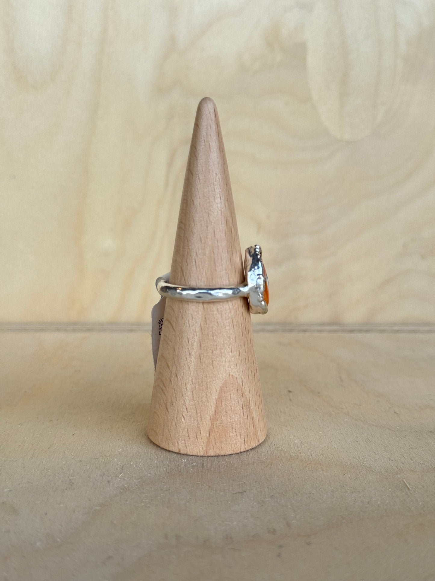 Oyster Turquoise Pear Ring