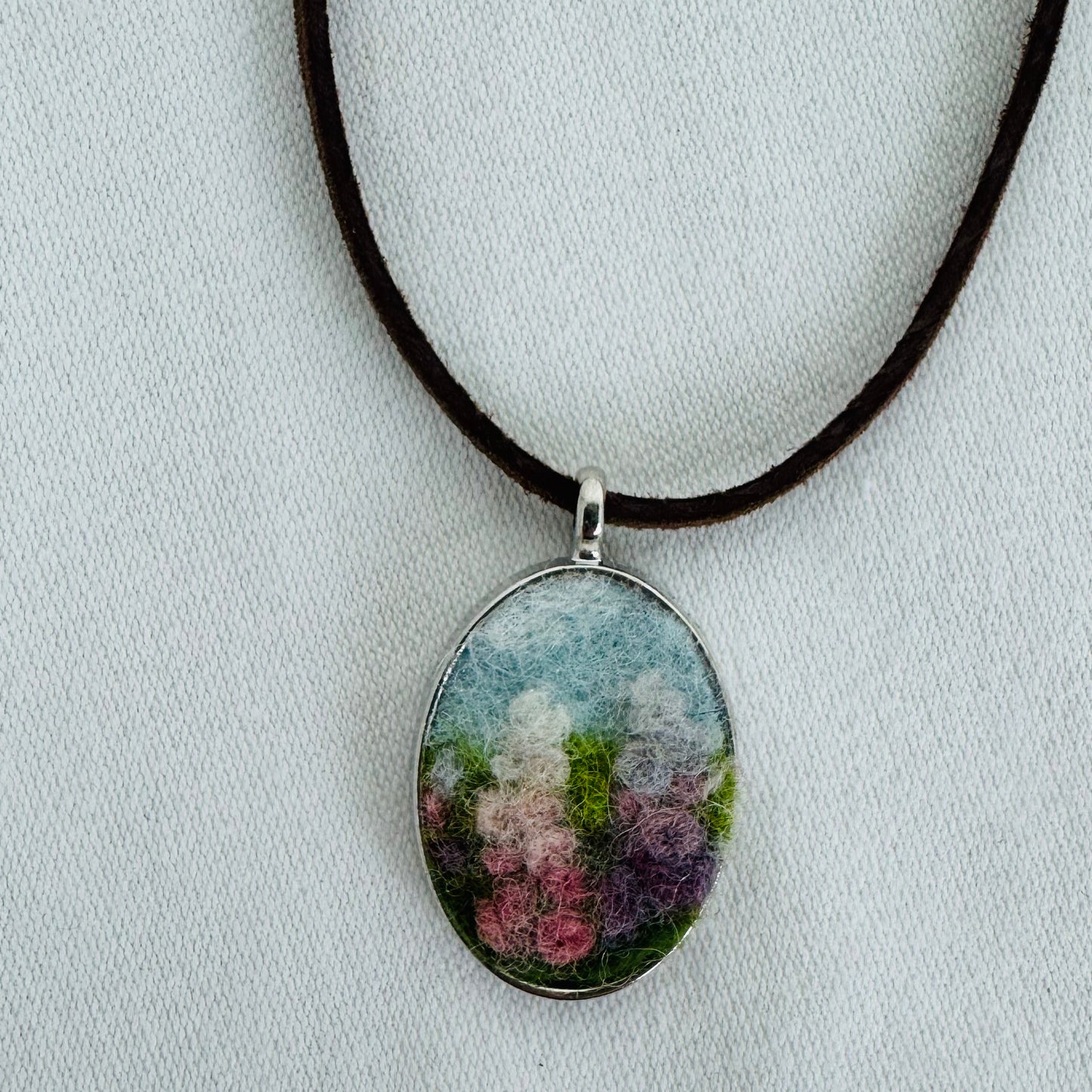 Wool Fiber Pendants