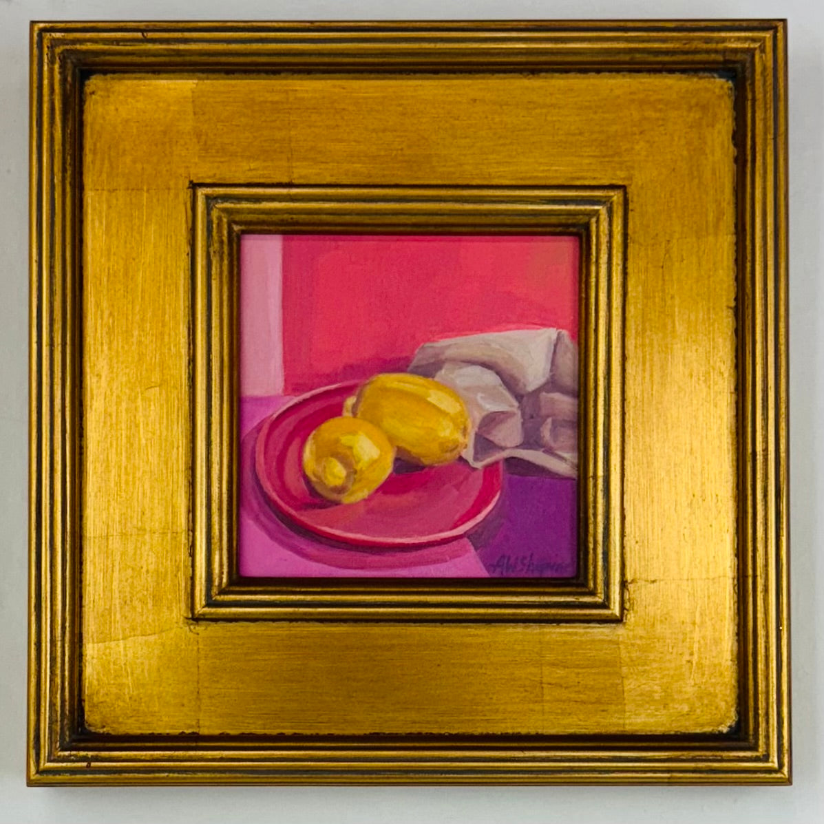 Lemons on Pink