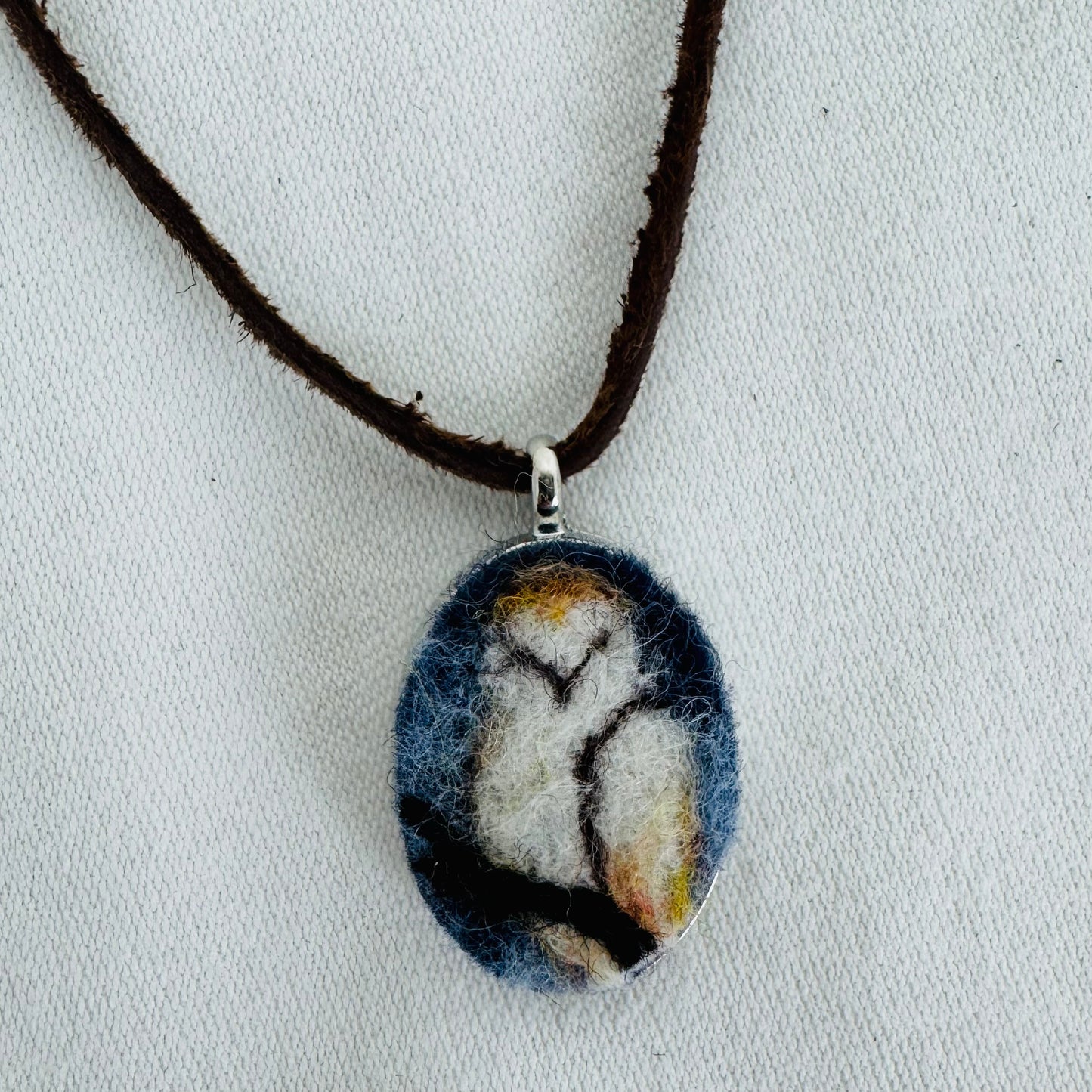 Wool Fiber Pendants