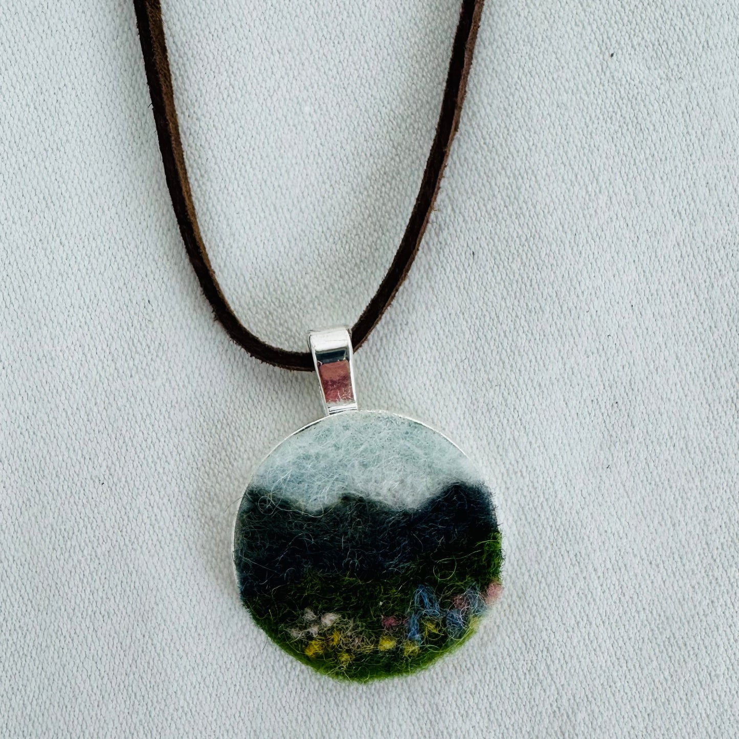 Wool Fiber Pendants