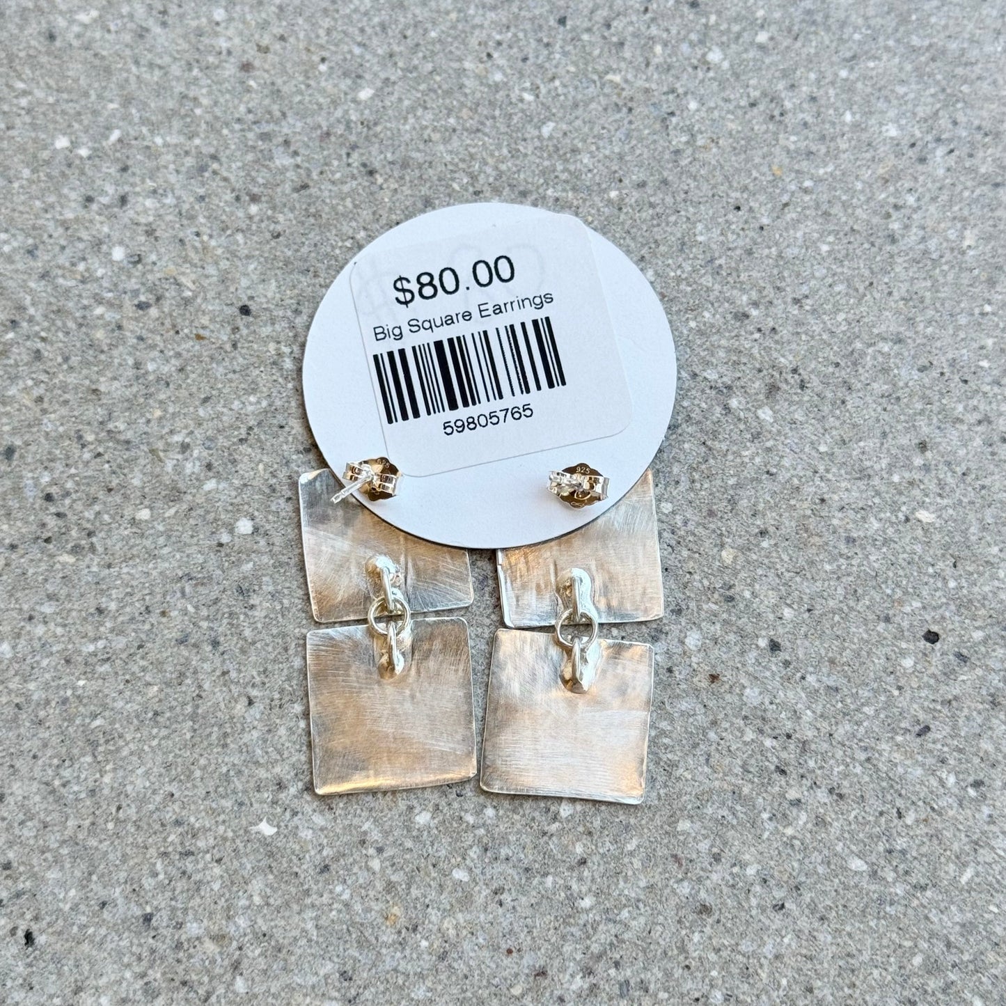Big Square Earrings