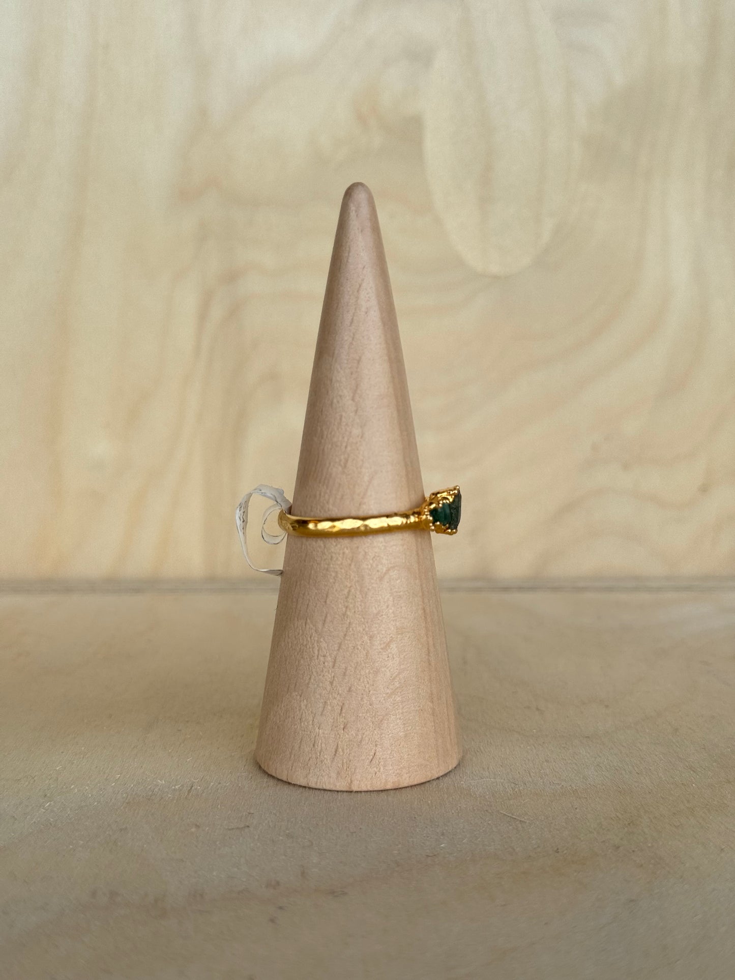 Five Stone Emerald Ring