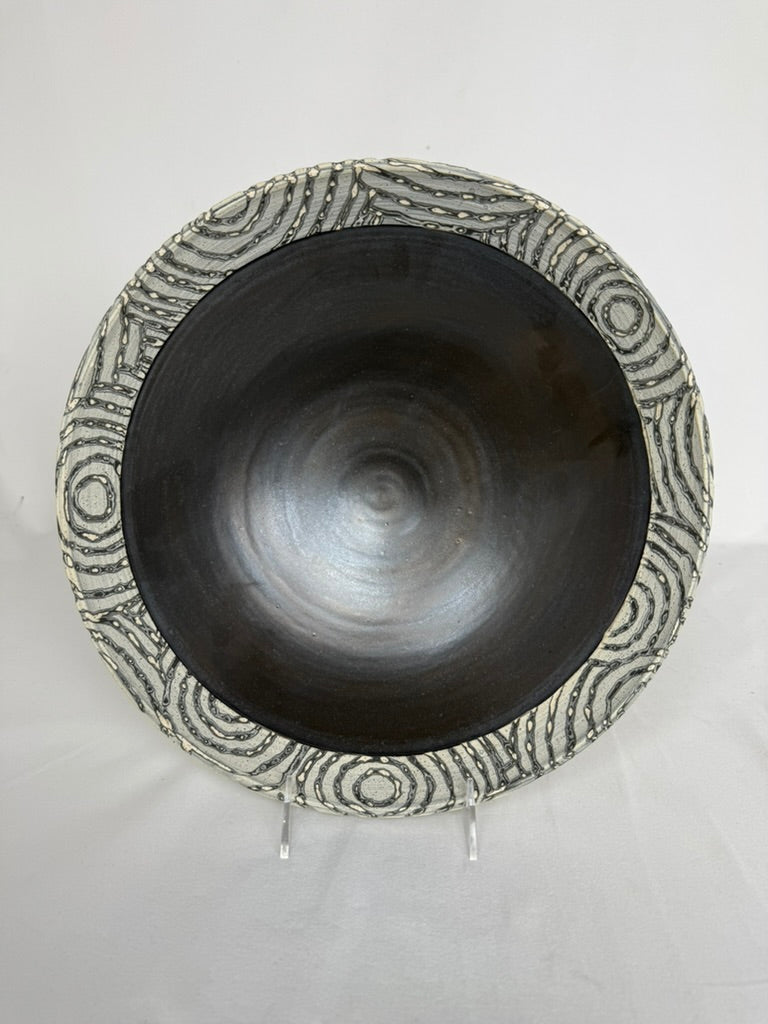 Large Carved Bowl