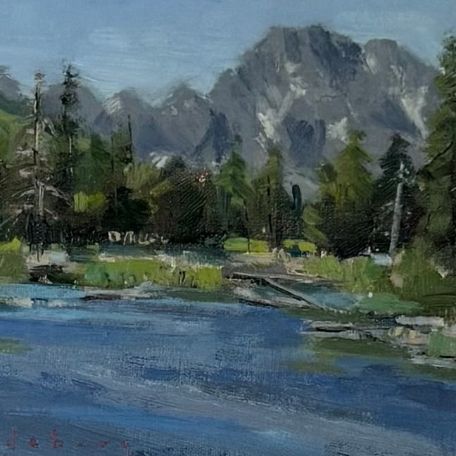 String Lake by the Bridge-Tetons