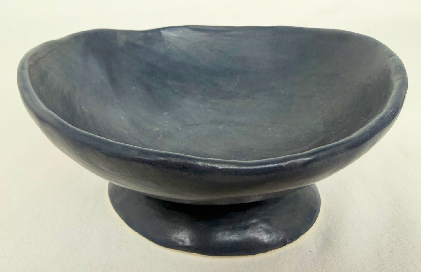 Black Pedestal Bowl