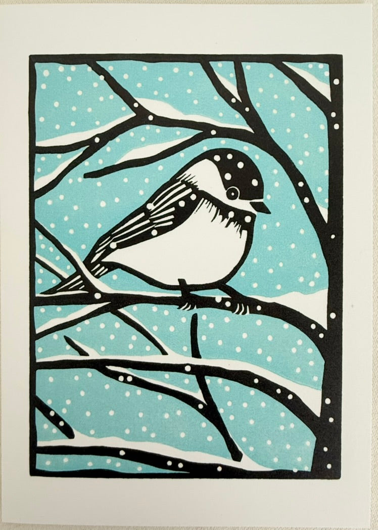 Chickadee Card