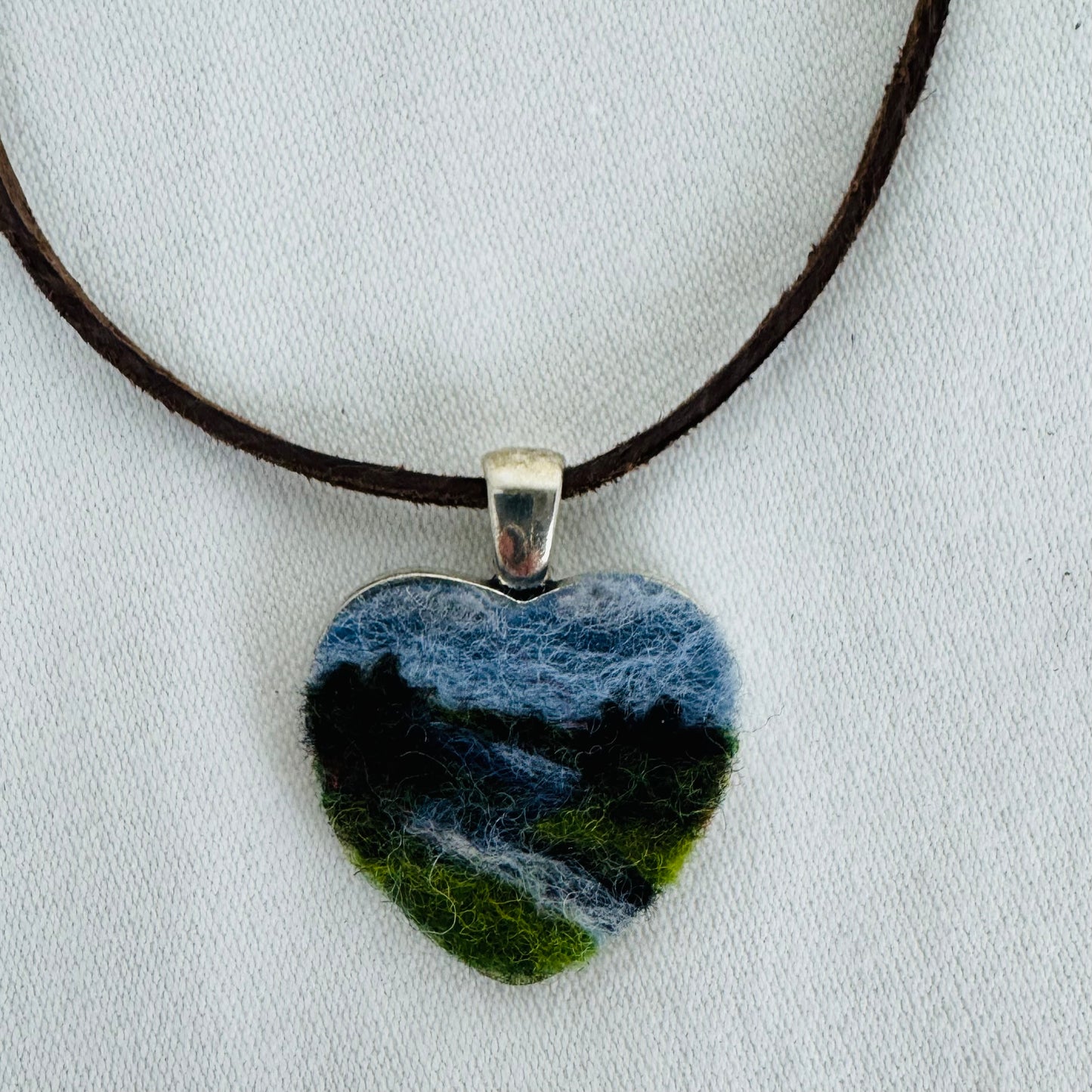 Wool Fiber Pendants