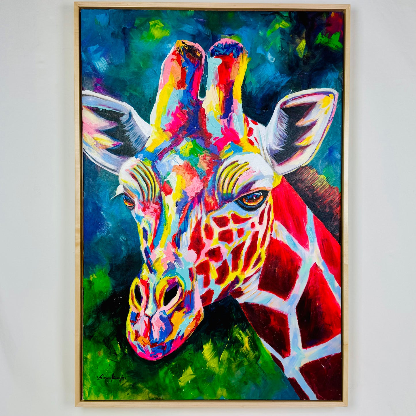 Giraffe in Full Color