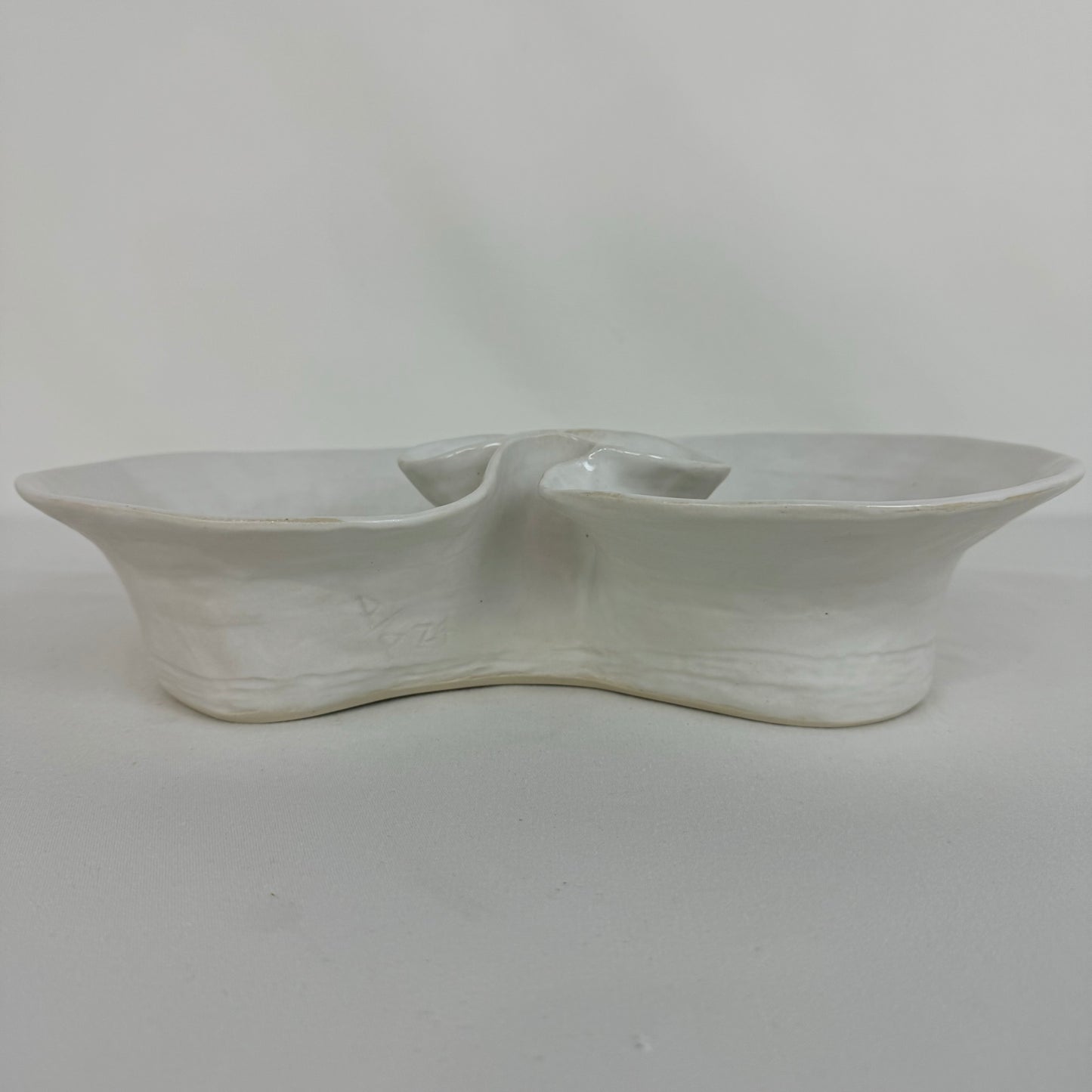 Hand Built Divided Serving Bowl 2024 #3