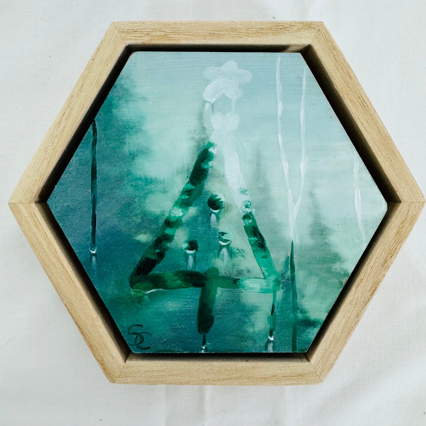 Tree on Foggy Window