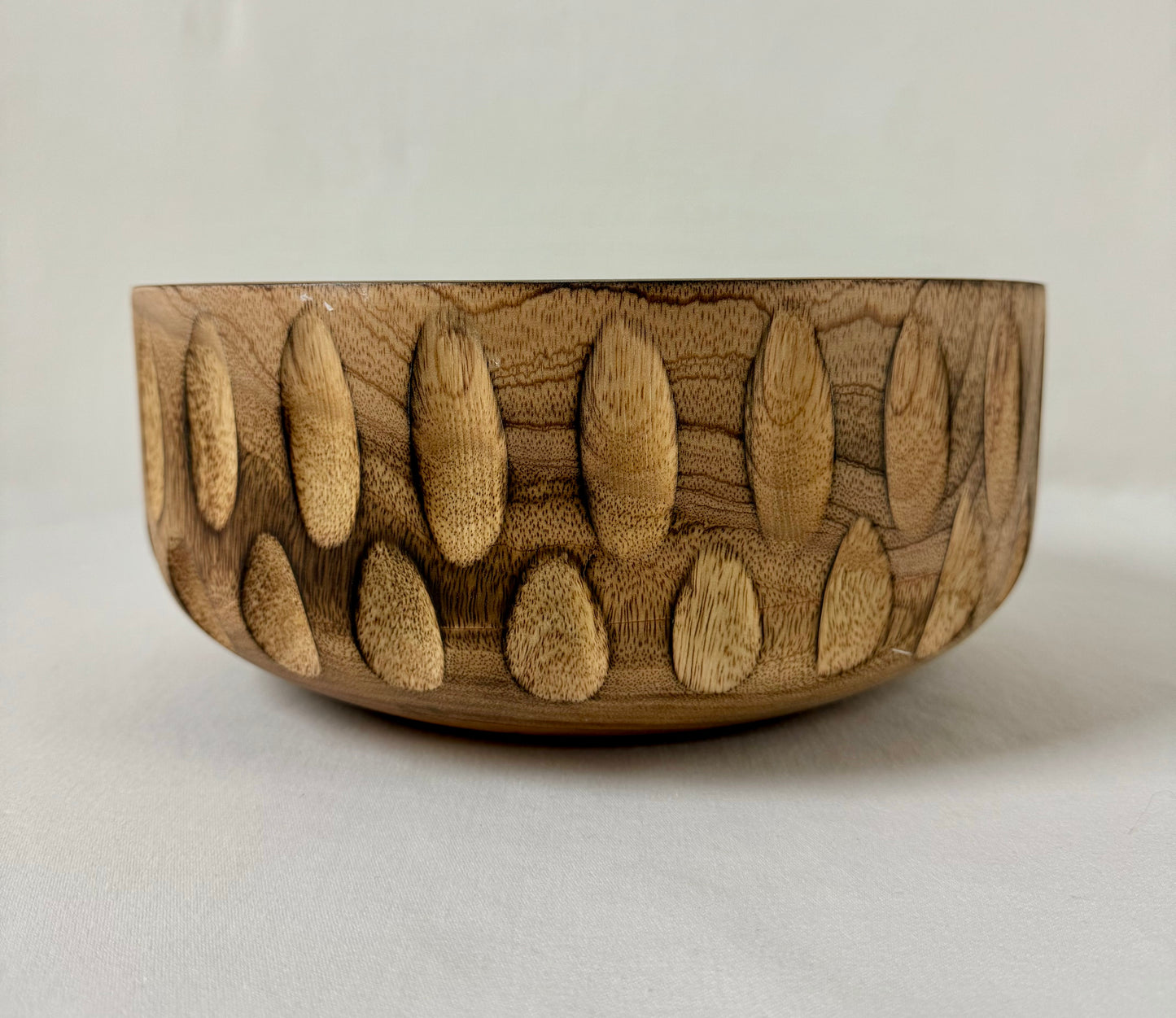 Emma Rayure Wood Bowl