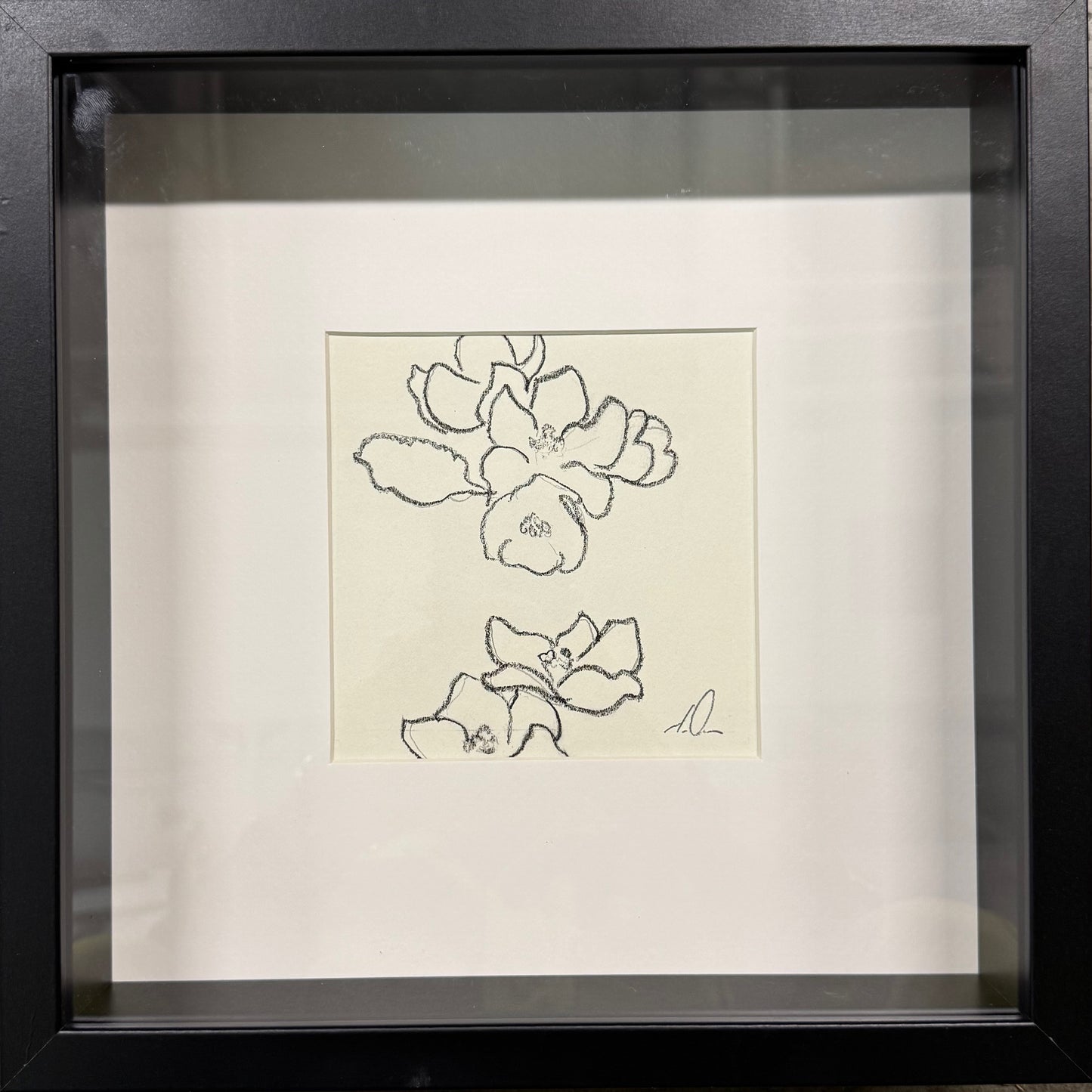 Charcol Blossoms Small
