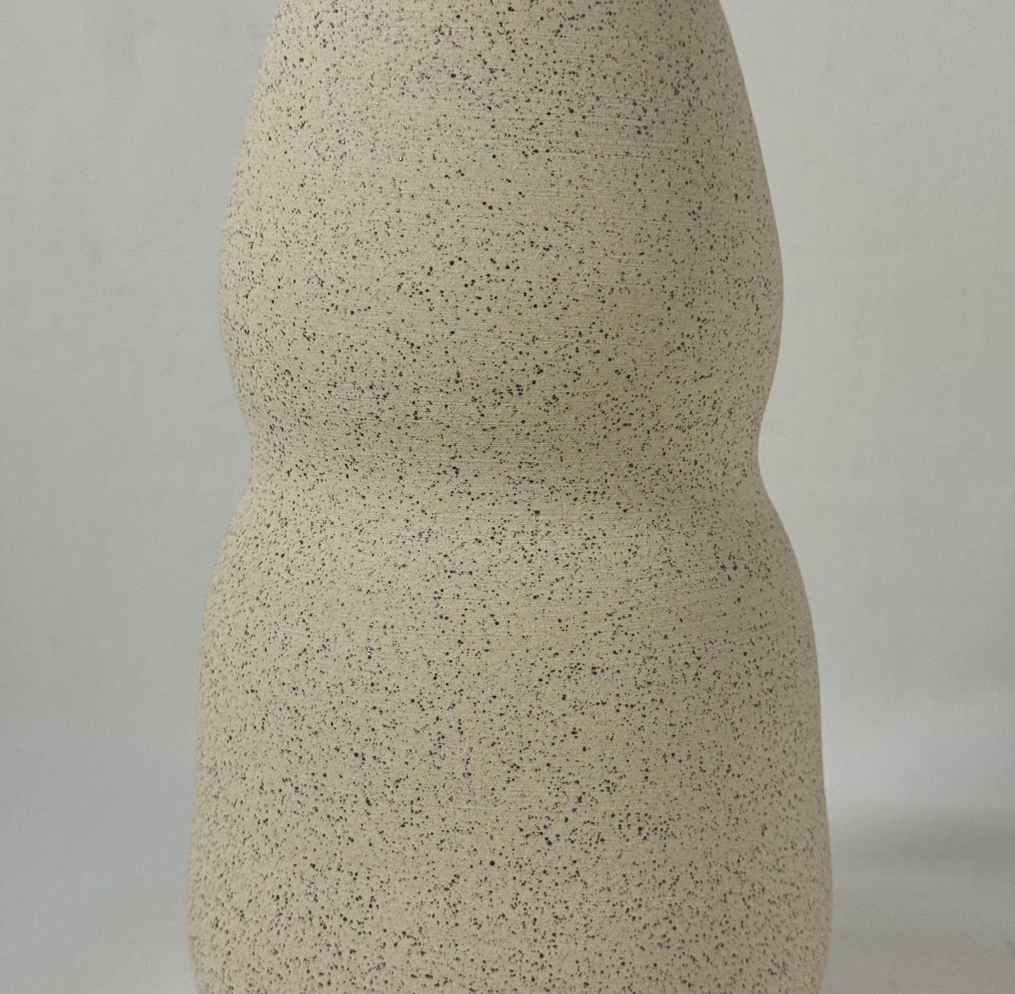 Ceramic Vase, Raw specked