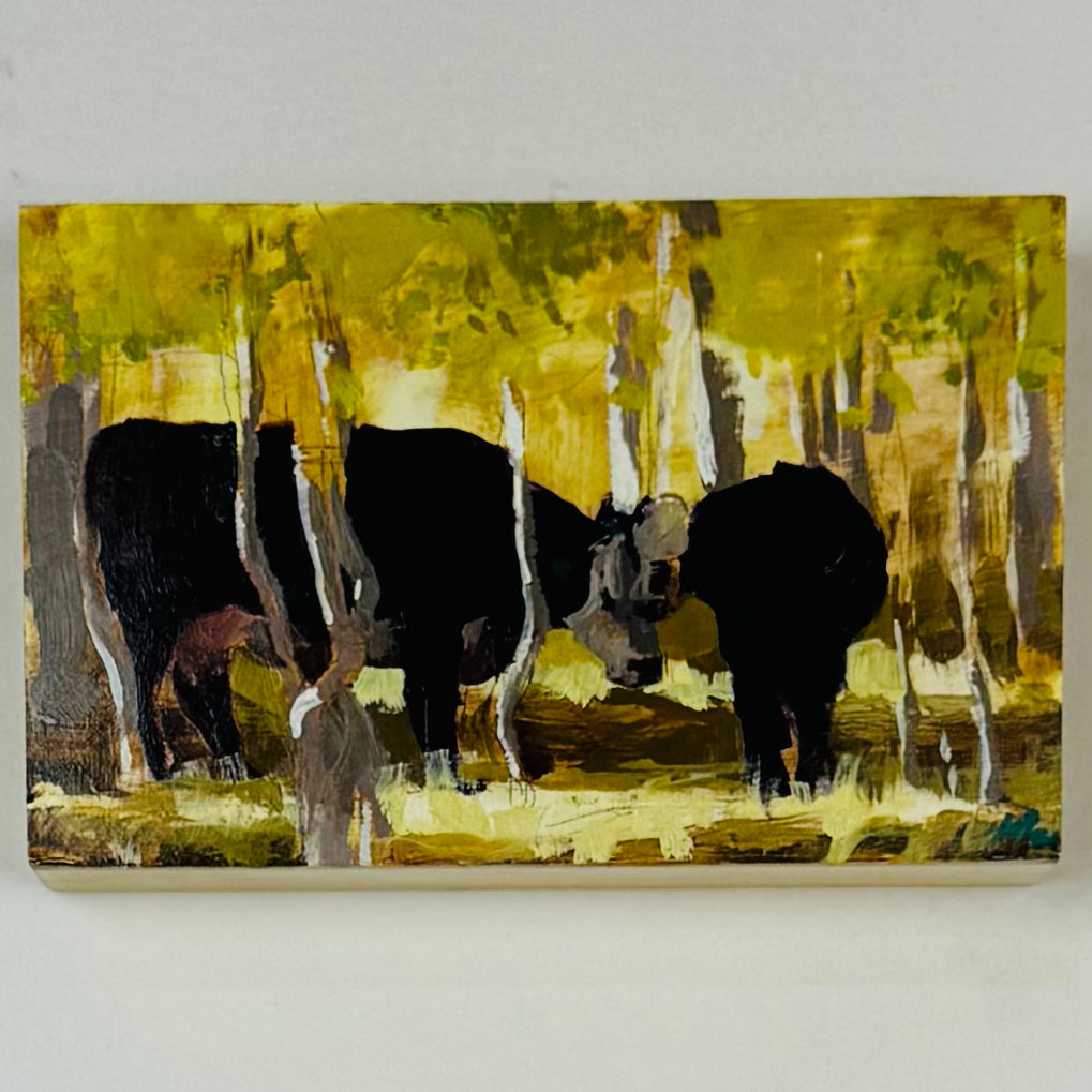A Yellow Aspen Cow