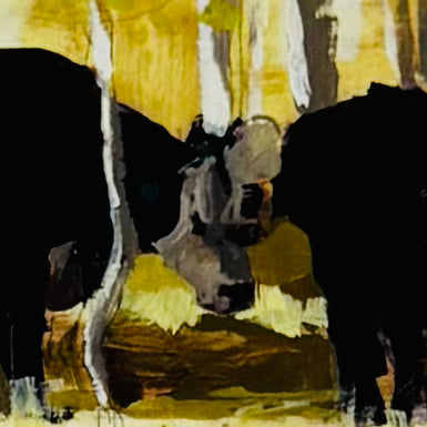 A Yellow Aspen Cow