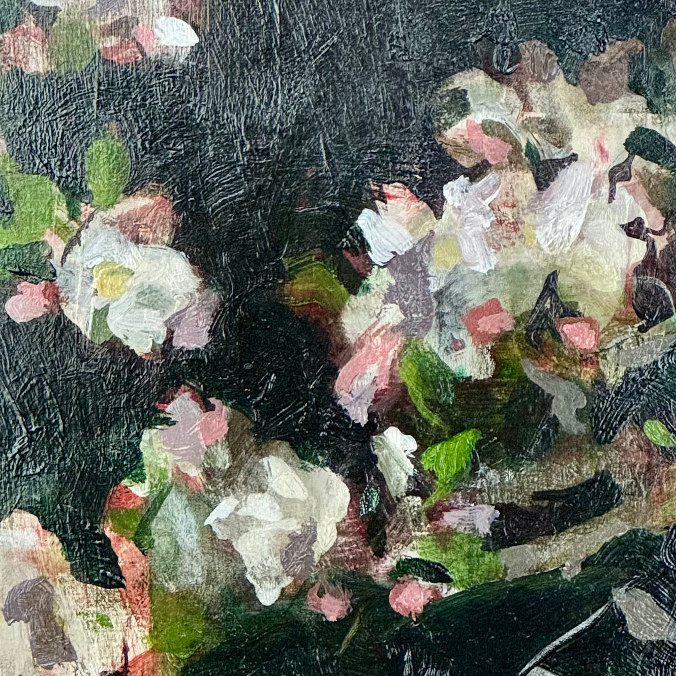 Black Lacquer Apple Blossom