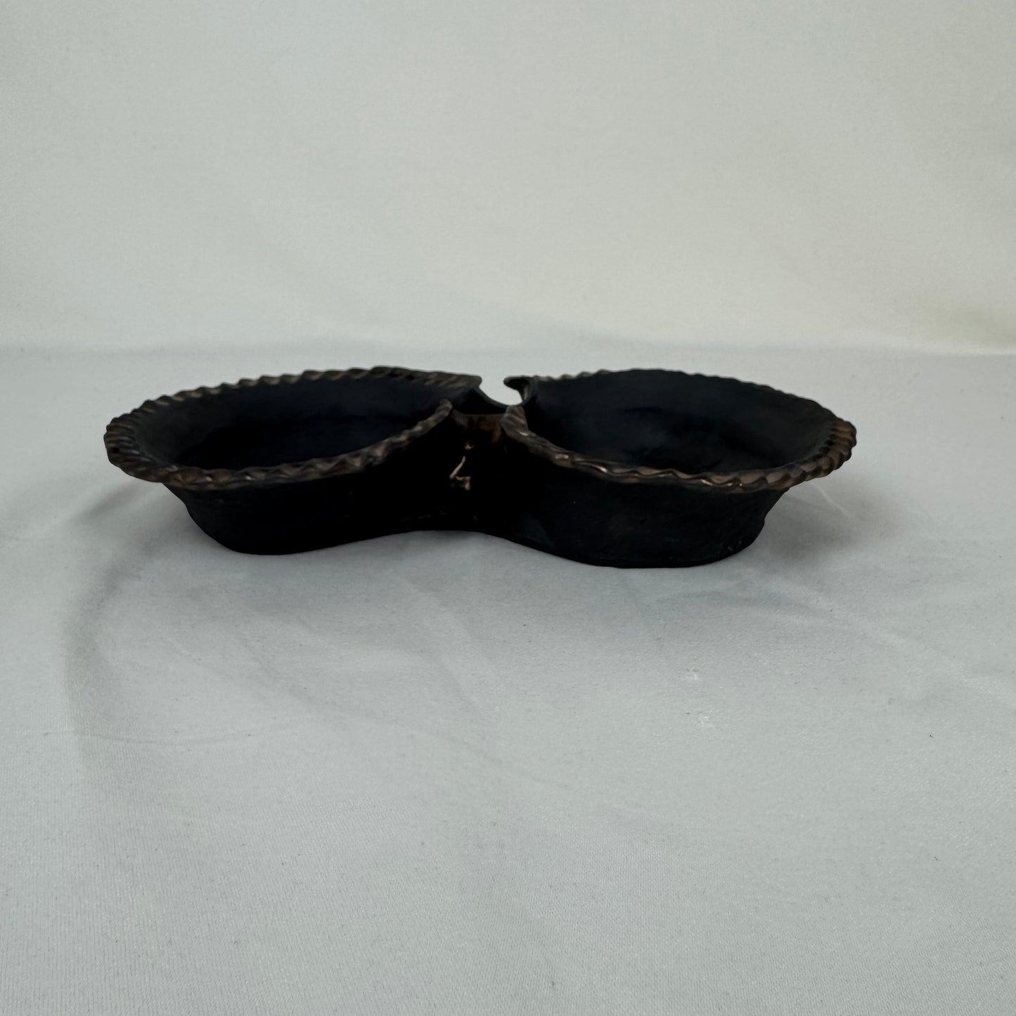 Hand Built Scalloped Two Segment Bowl 4