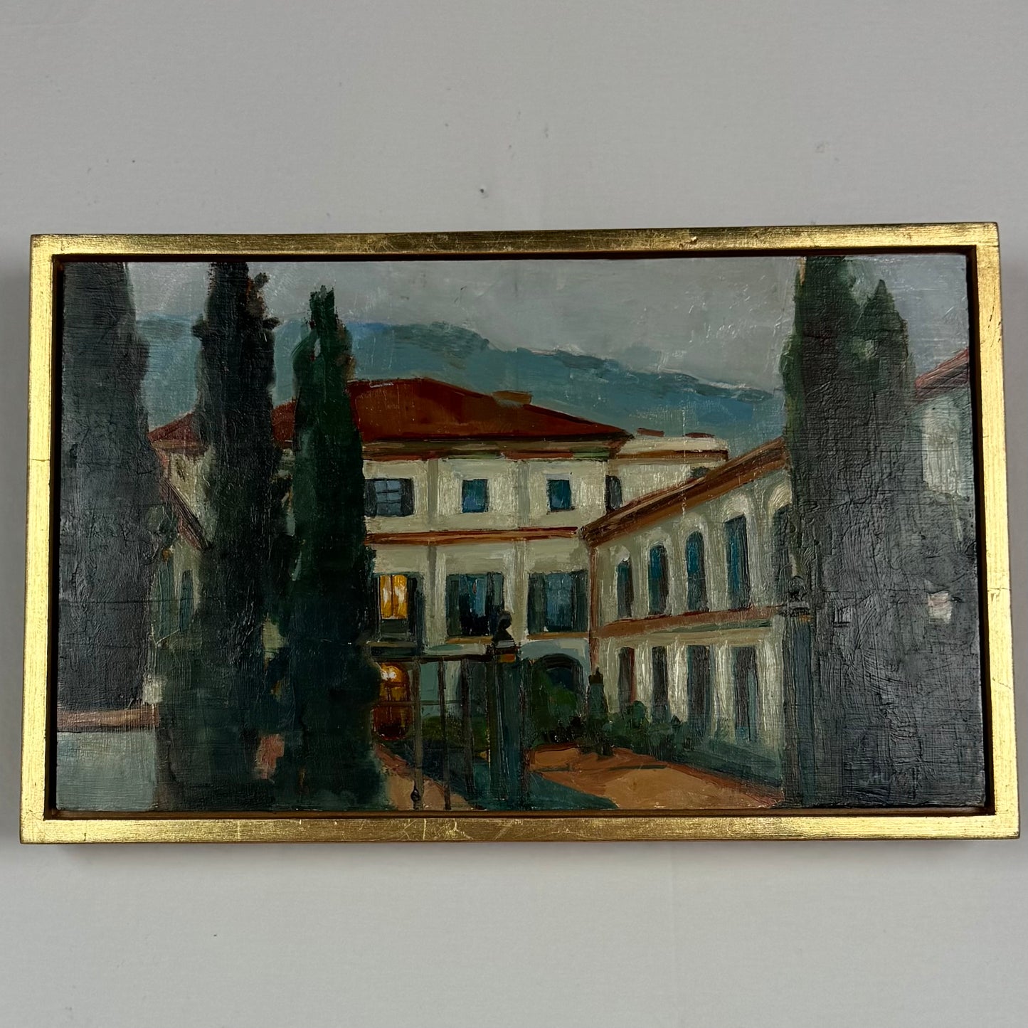 A Light on at Dusk, Lake Como, Italy