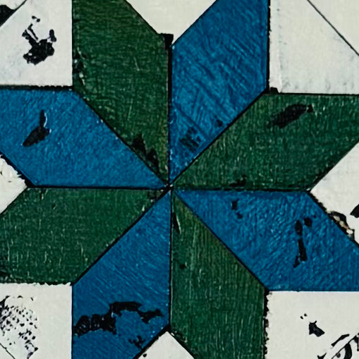 Quilt Block Blue