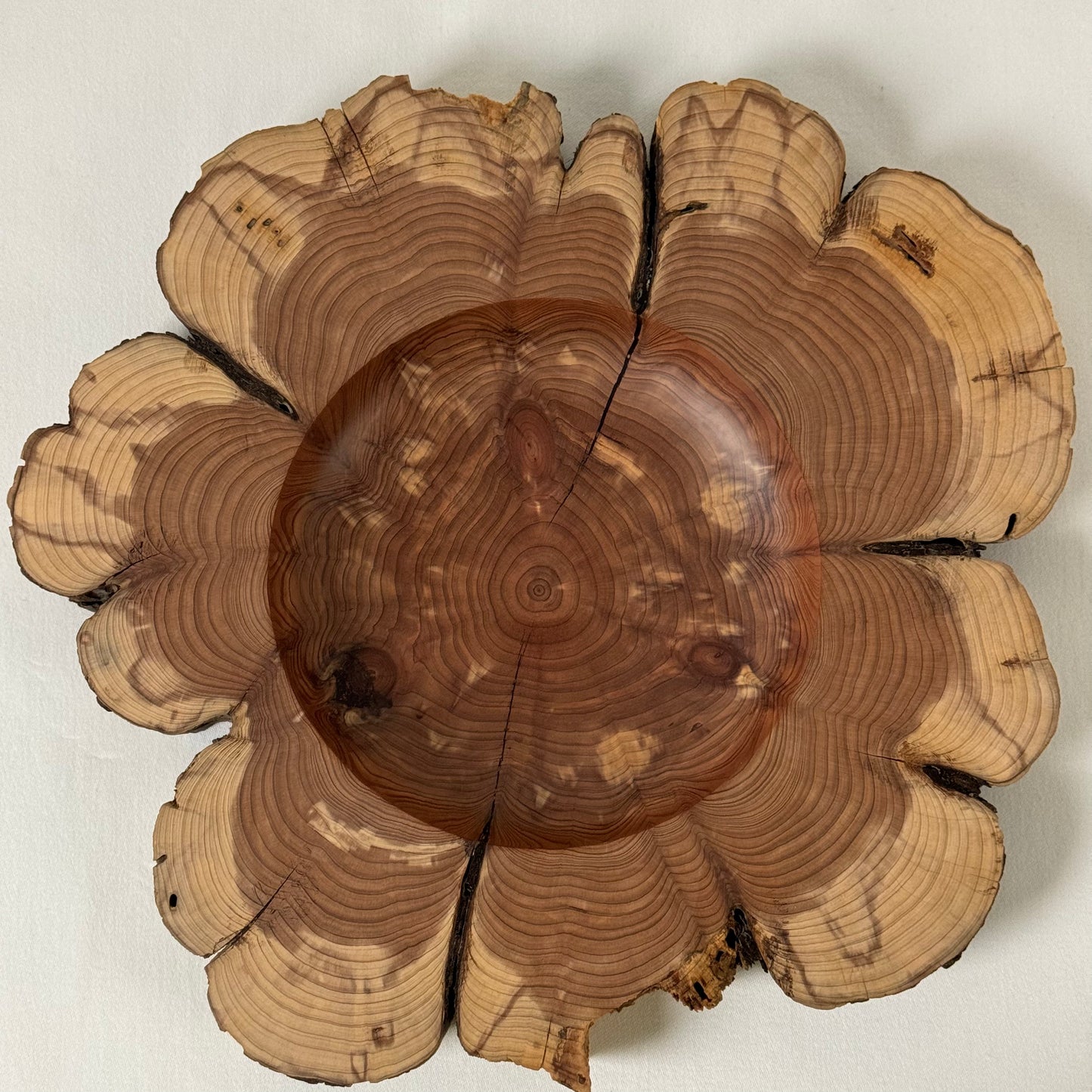 Western U.S. Cedar Live Edge Bowl