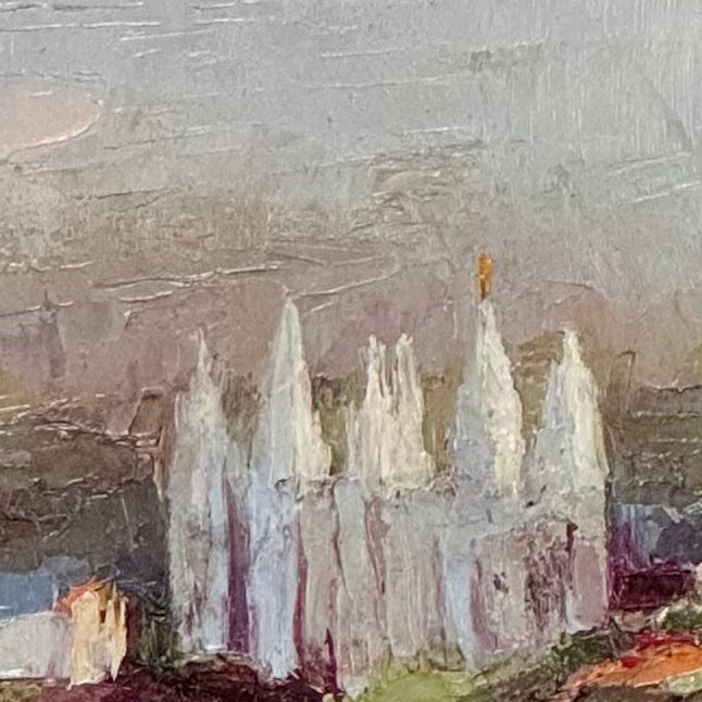 SLC Temple Framed
