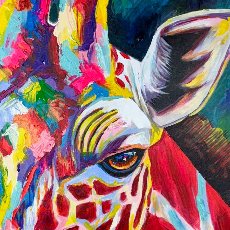 Giraffe in Full Color
