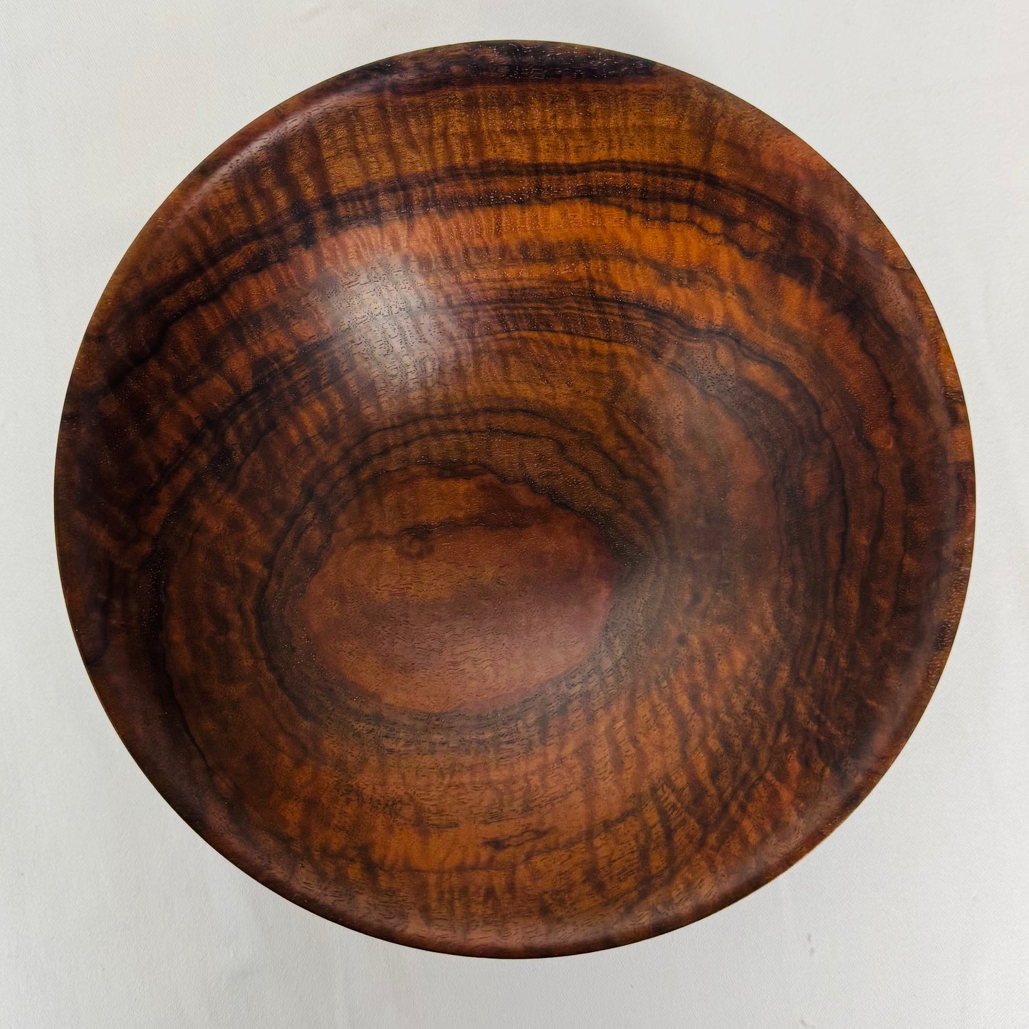 California Fiddleback Claro Walnut Bowl