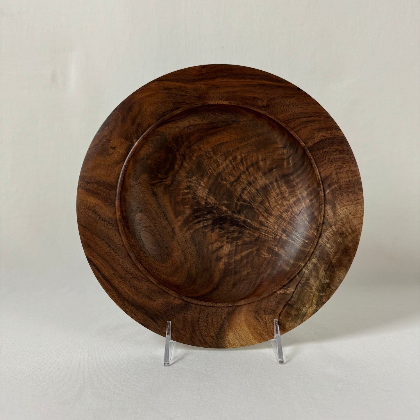 Western U.S. Black Walnut Crotch Platter