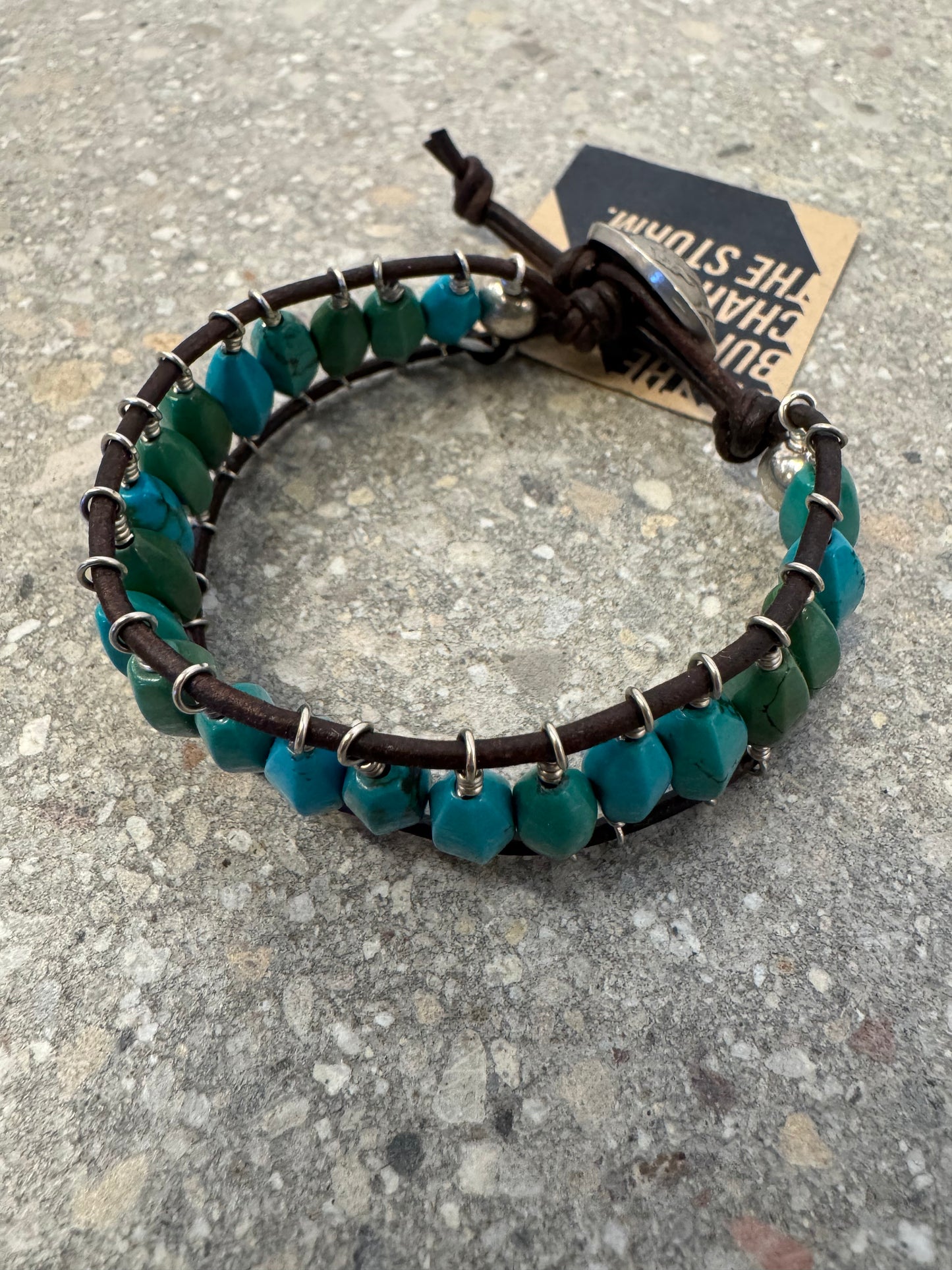 Buffalo Nickel/Turquoise bracelet