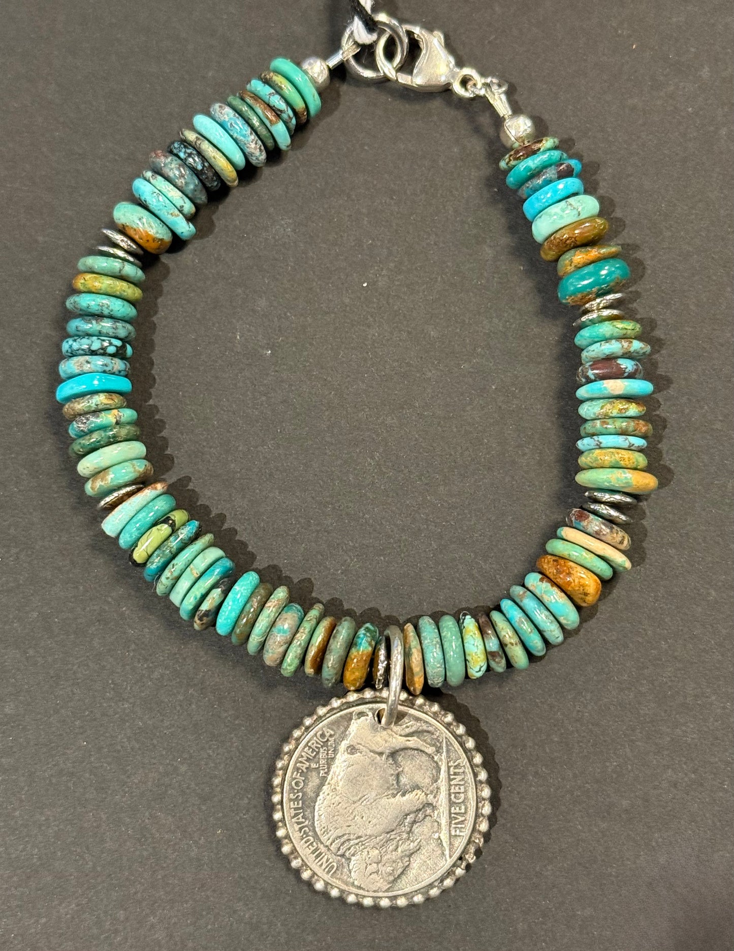 Turquise/Buffalo Nick Bracelet