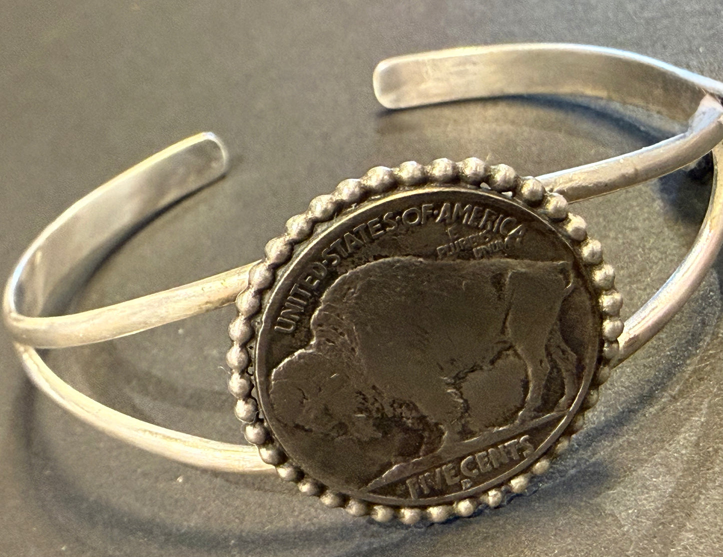 Buffalo Nickel Silver Cuff
