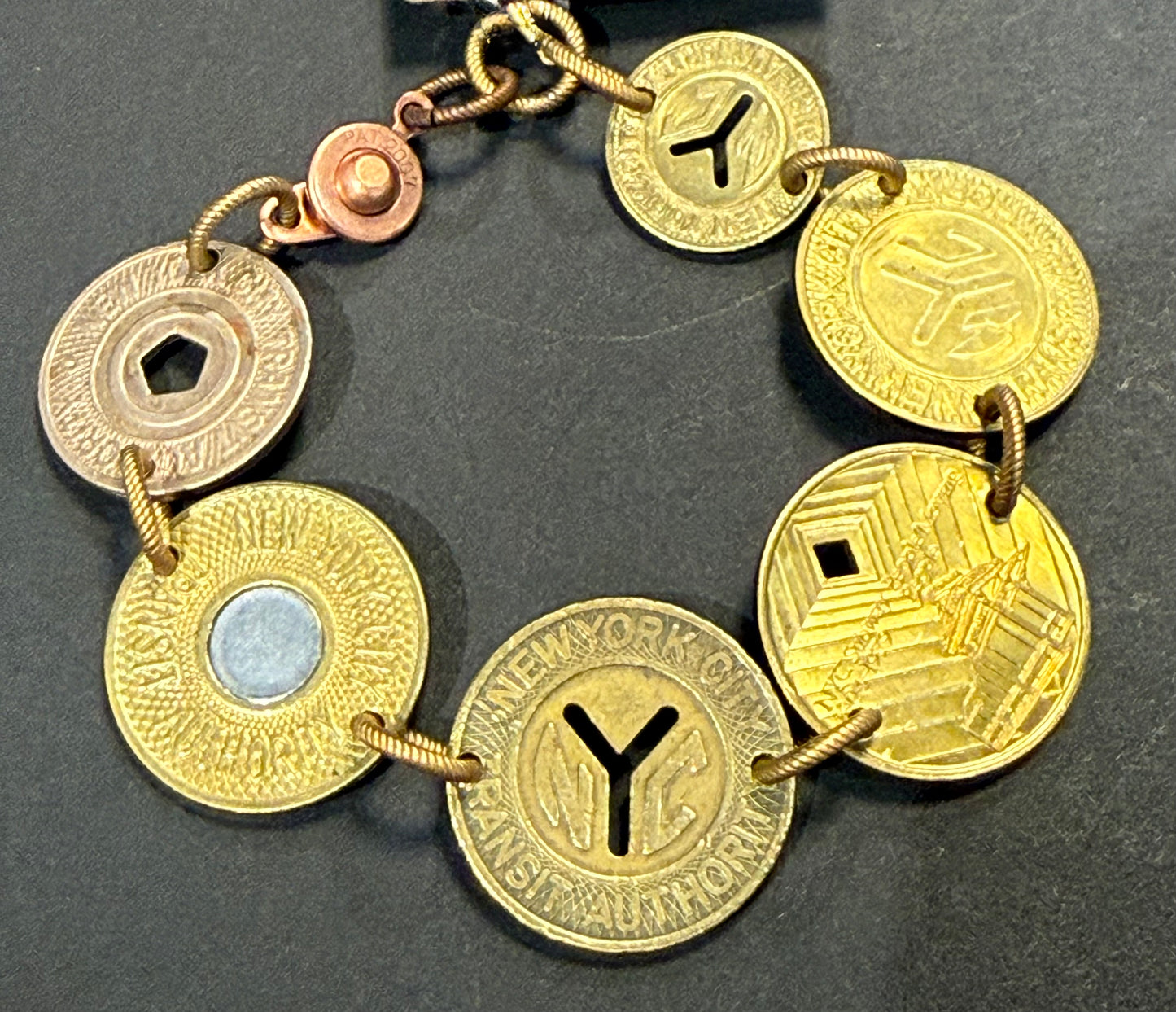NYC Subway Token Bracelet