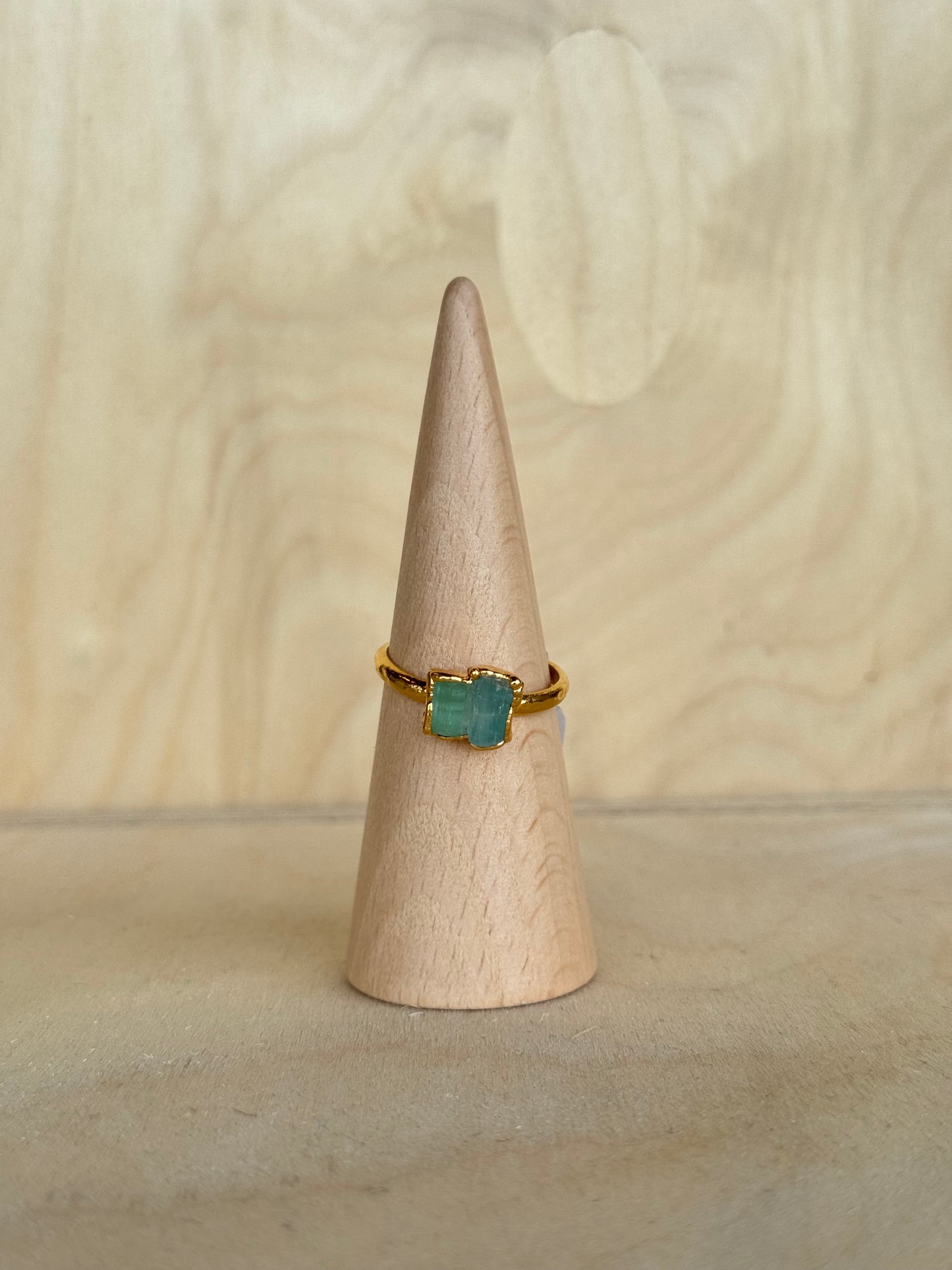 Two Stone Tourmaline Ring