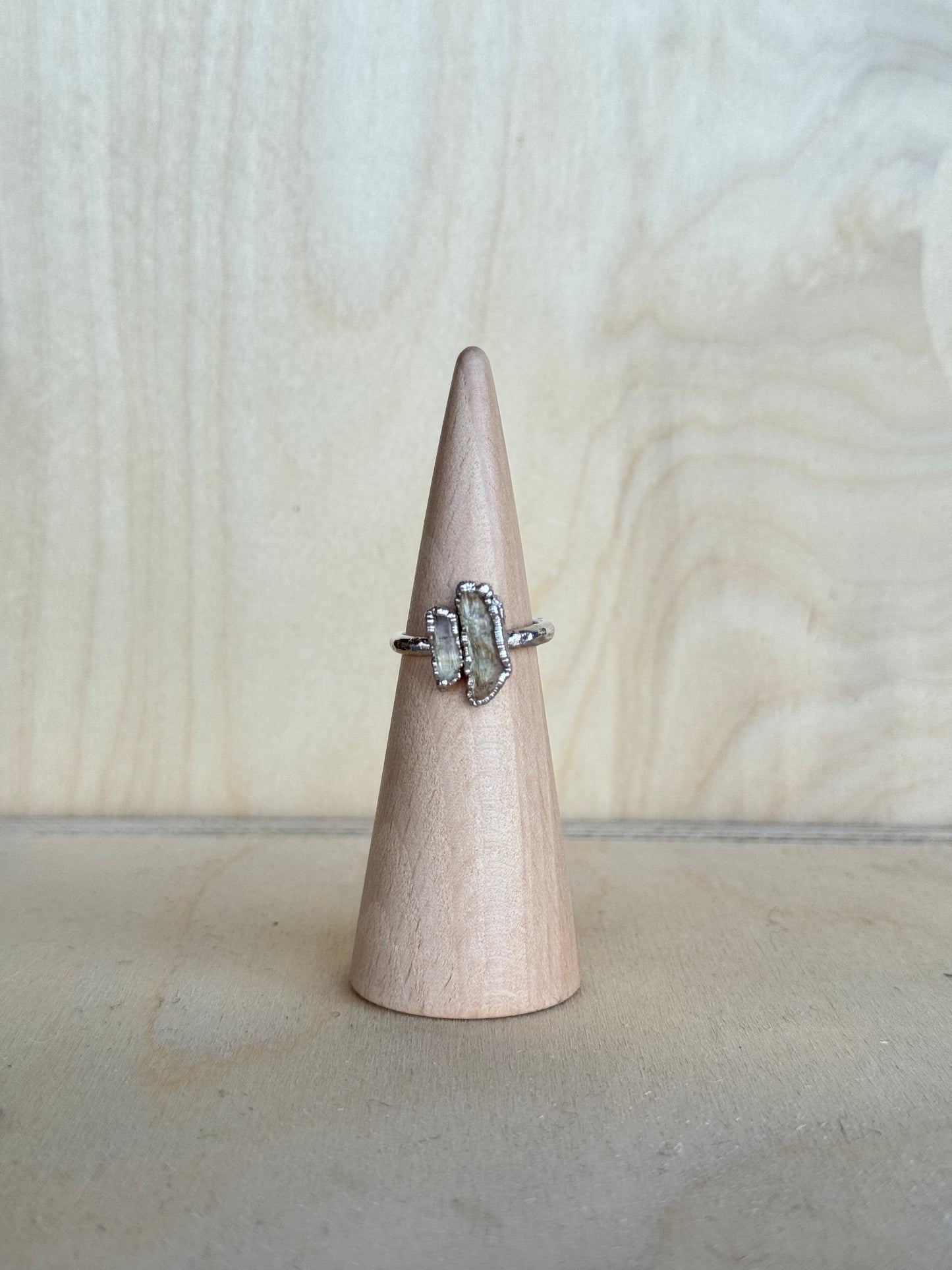 Two Stone Topaz Ring