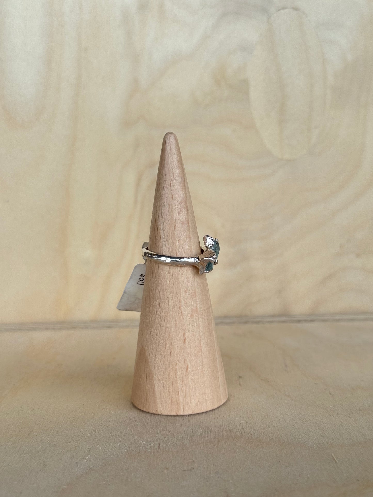 Three Stone Aquamarine Ring