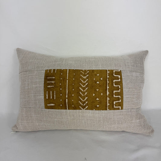 Vintage African Mudcloth Pillow 17