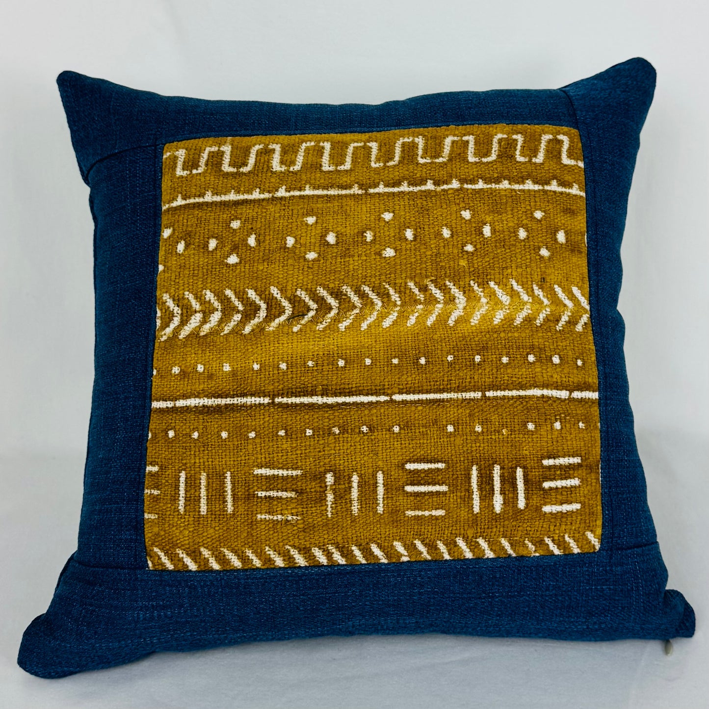Vintage African Mud Cloth Pillow 1