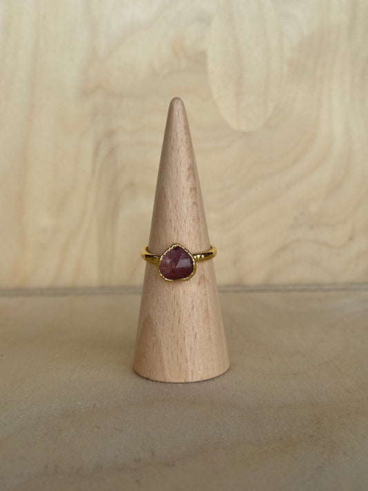 Strawberry Quartz Ring