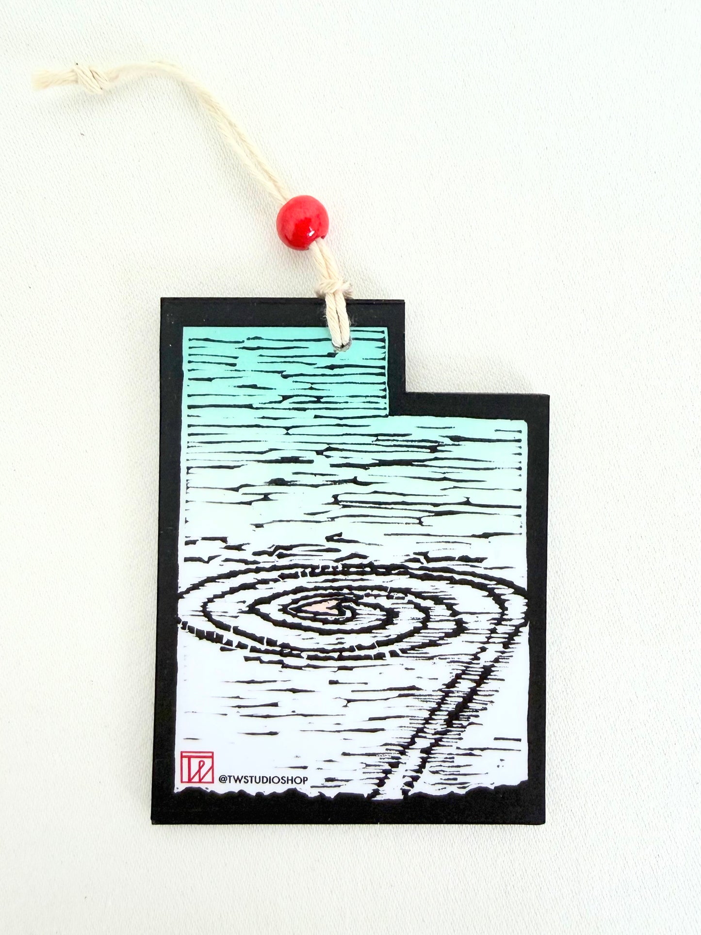 Spiral Jetty Utah Ornament