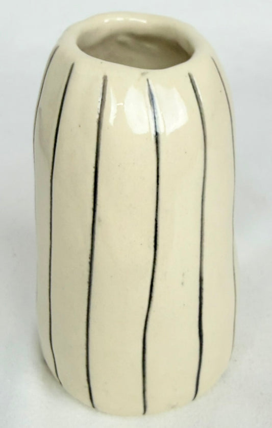 Black Stripe Vase
