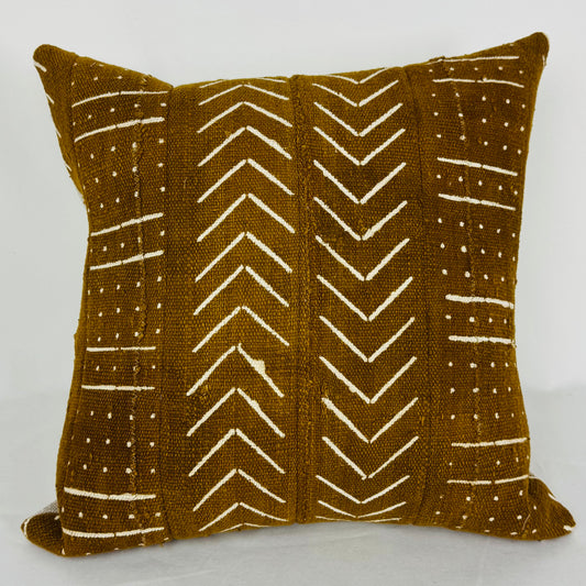 Vintage African Mud Cloth Pillow 3