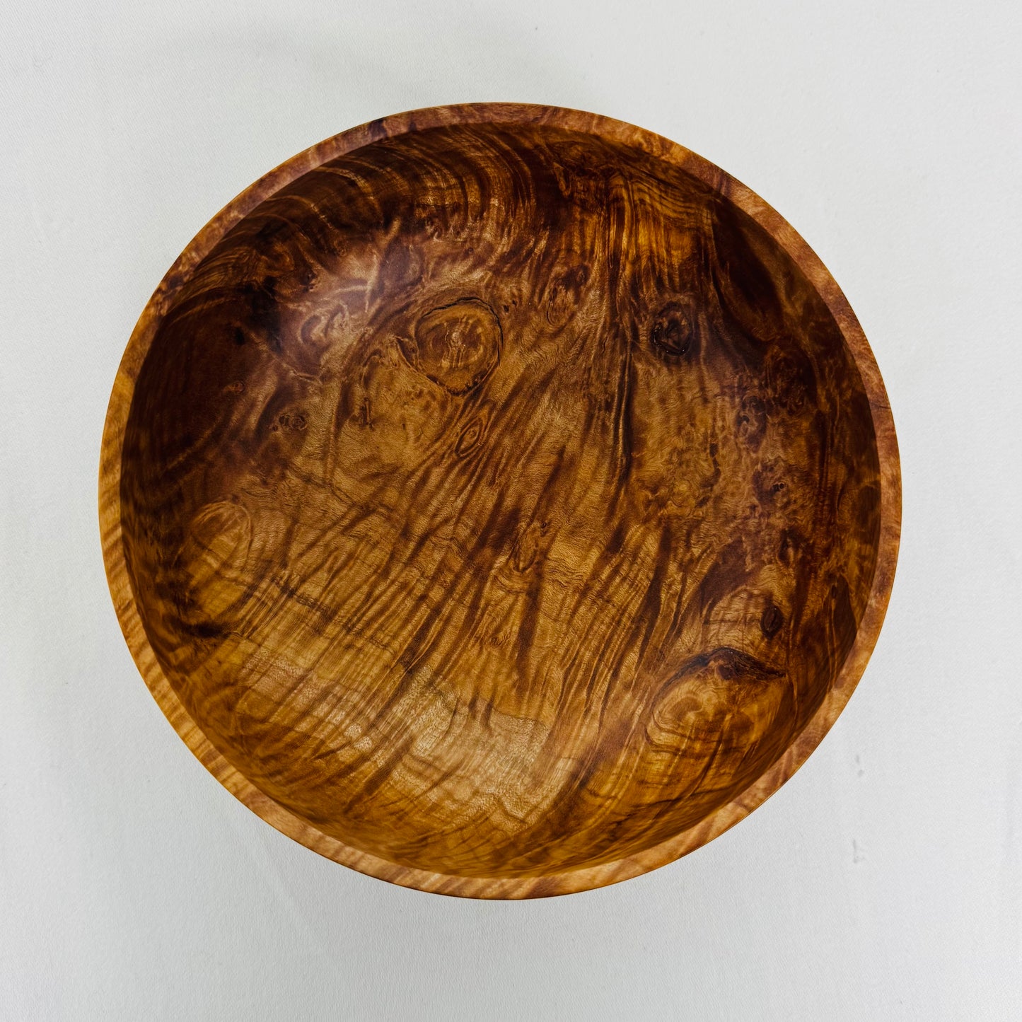 Flame Burl Maple Bowl