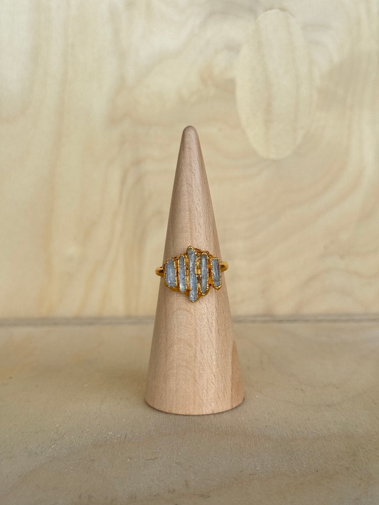 Five Stone Quartz Ring