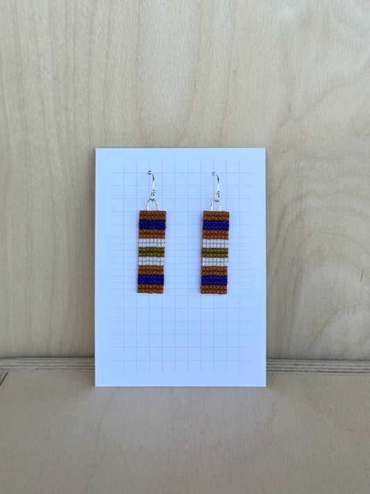 Terracotta & Royal Rectangles