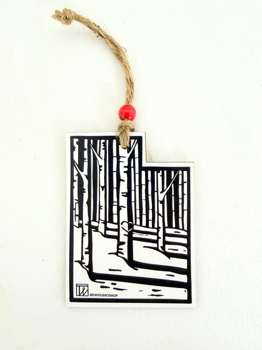 Aspens Utah Ornament